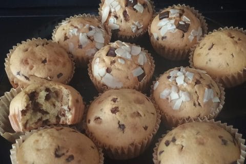 Cliquez pour zoomer ! Muffins aux pépites de chocolat Thermomix par sabrinaaa1701