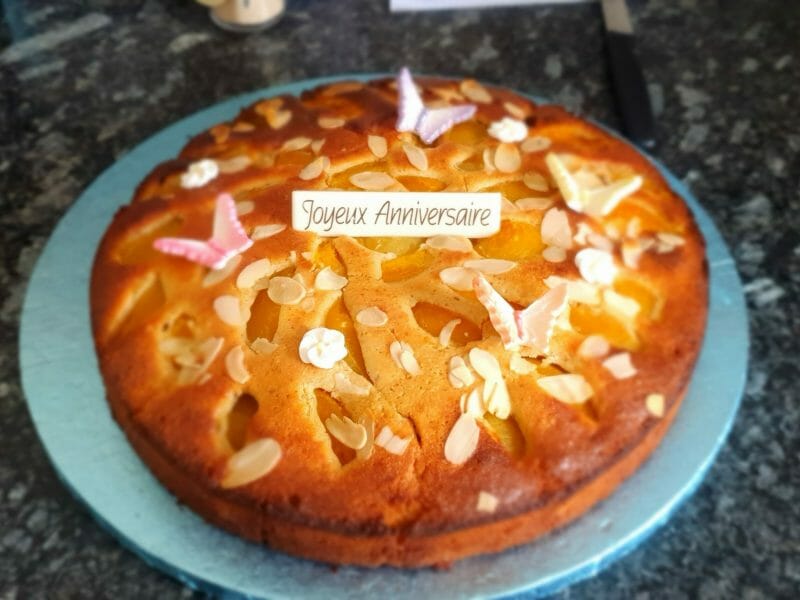 Cliquez pour zoomer ! Gâteau moelleux aux abricots Thermomix par isacastel