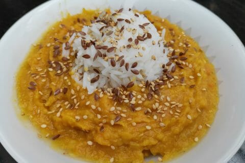 Cliquez pour zoomer ! Dhal de patate douce et de lentilles corail Thermomix par lejaroma