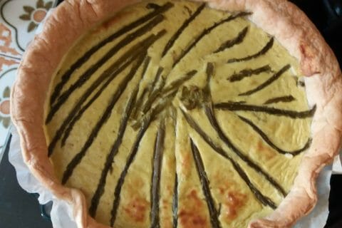 Cliquez pour zoomer ! Tarte asperges et ricotta au Thermomix