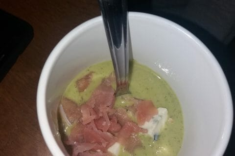 Cliquez pour zoomer ! Crème de courgettes à la fourme d’Ambert au Thermomix