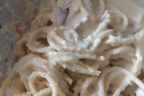 Cliquez pour zoomer ! Pâtes carbonara au Thermomix