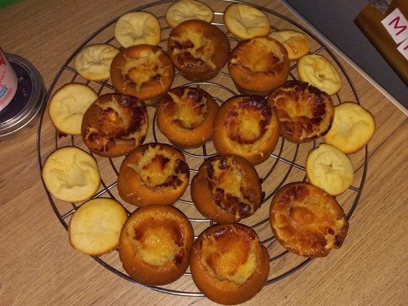 Cliquez pour zoomer ! Fondants au citron, coeur de lemon curd Thermomix par malta