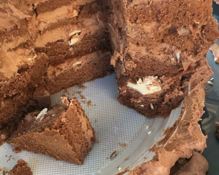 Cliquez pour zoomer ! Layer cake Kinder Bueno Thermomix par j3nny