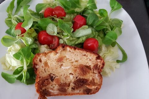 Cliquez pour zoomer ! Cake au chèvre, figues et au miel Thermomix par virginie44ju