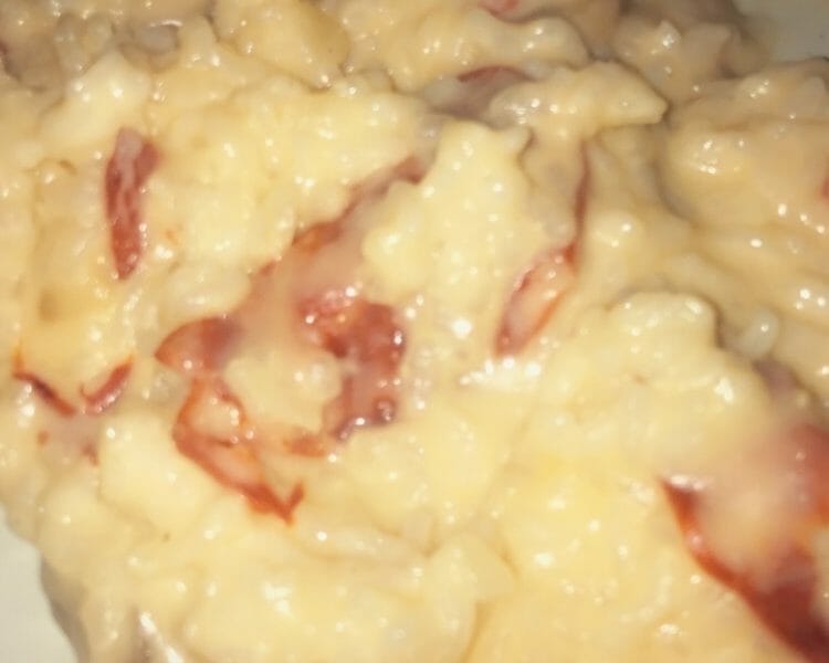 Cliquez pour zoomer ! Risotto au chorizo Thermomix par Lili