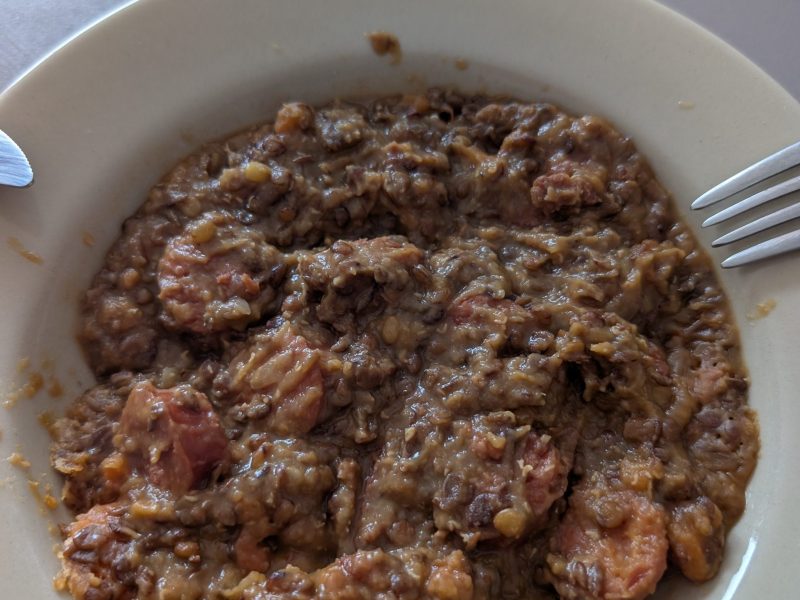 Cliquez pour zoomer ! Lentilles et ses saucisses Thermomix par laetitiai