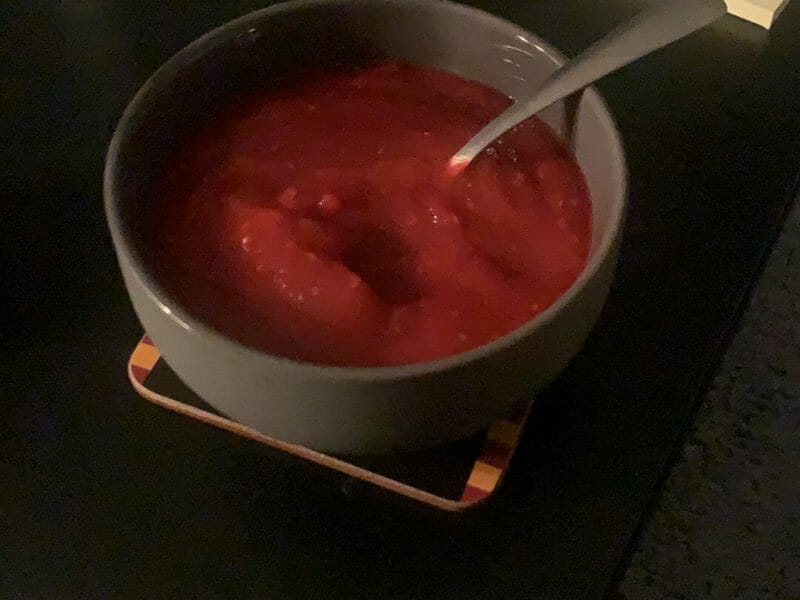 Cliquez pour zoomer ! Compote pomme framboise Thermomix par morgane2428