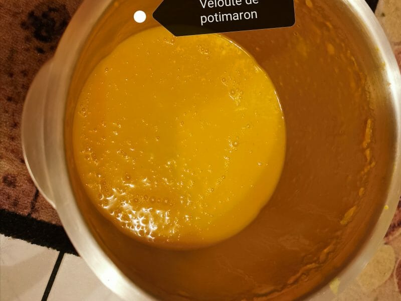Cliquez pour zoomer ! Velouté de potimarron Thermomix par Tellier