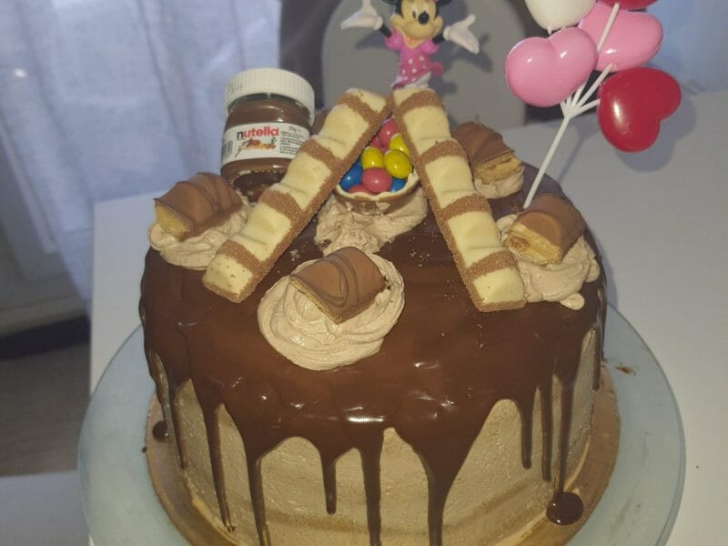 Cliquez pour zoomer ! Layer cake Kinder Bueno Thermomix par camille0110