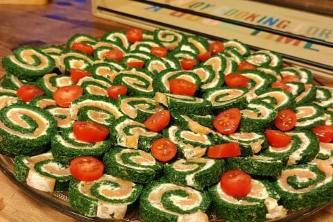 Cliquez pour zoomer ! Roulé aux épinards, saumon et Boursin Thermomix par youle65