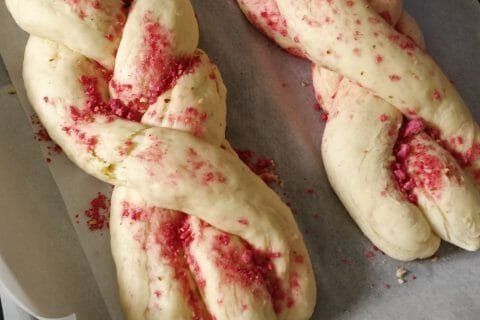 Cliquez pour zoomer ! Brioche tressée à la mie filante Thermomix par azouzette