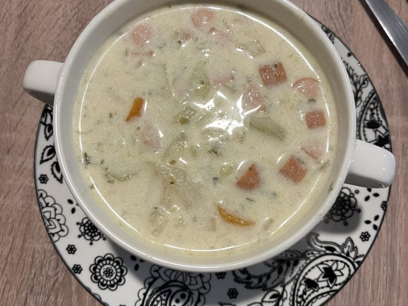 Cliquez pour zoomer ! Potée carottes, chou-rave et saucisses Thermomix par Zaza85600