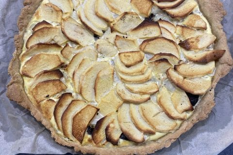 Cliquez pour zoomer ! Tarte au boudin noir et aux pommes Thermomix par Zaza85600