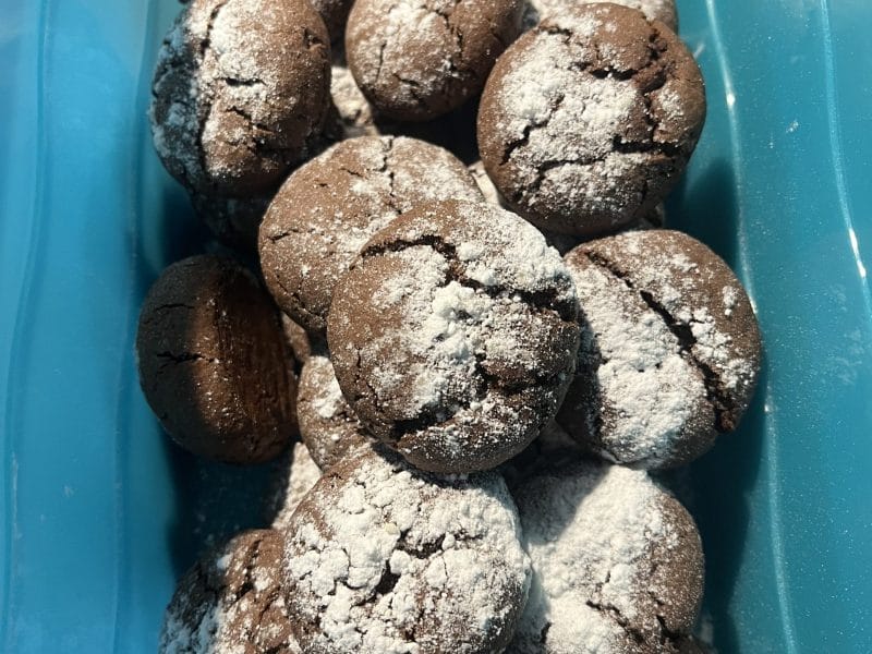 Cliquez pour zoomer ! Craquelés au chocolat Thermomix par Zaza85600