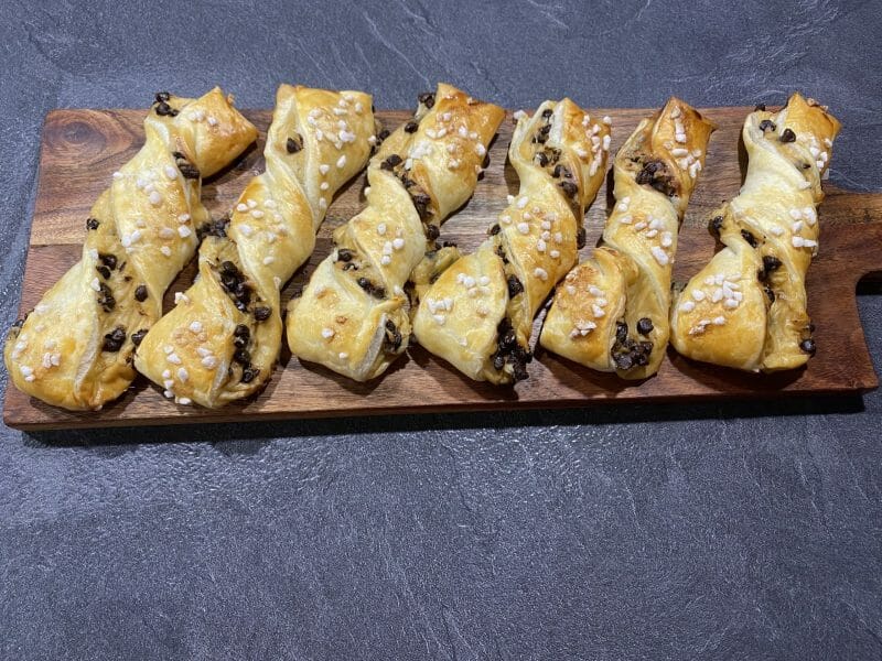 Cliquez pour zoomer ! Torsades crème pâtissière et pépites de chocolat Thermomix par Zaza85600
