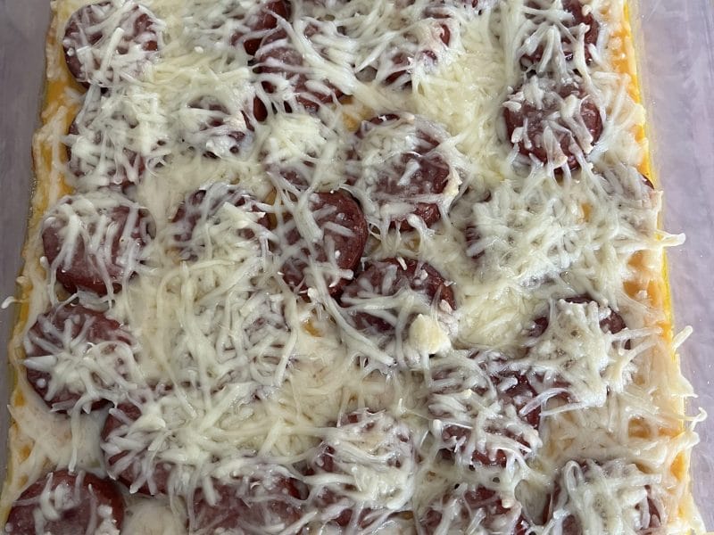 Cliquez pour zoomer ! Gratin de butternut à la saucisse de Montbéliard Thermomix par Zaza85600