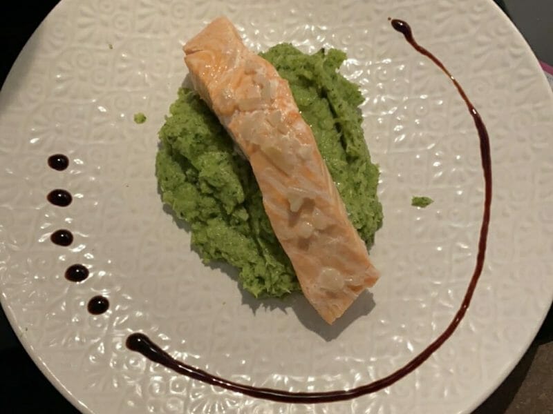 Saumon sur purée de brocolis Thermomix par maecnde