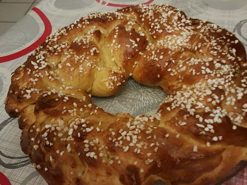 Cliquez pour zoomer ! Brioche tressée à la mie filante Thermomix par margarida
