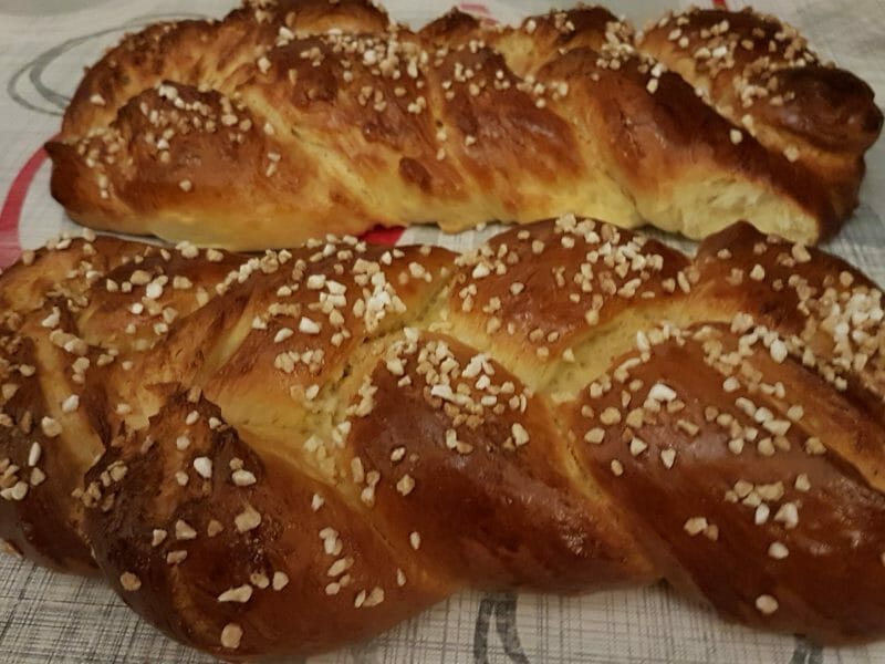Cliquez pour zoomer ! Brioche tressée à la mie filante Thermomix par margarida