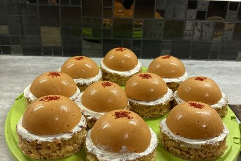 Cliquez pour zoomer ! Dômes à la mousse de poivrons et chèvre frais Thermomix par Jerseylilou