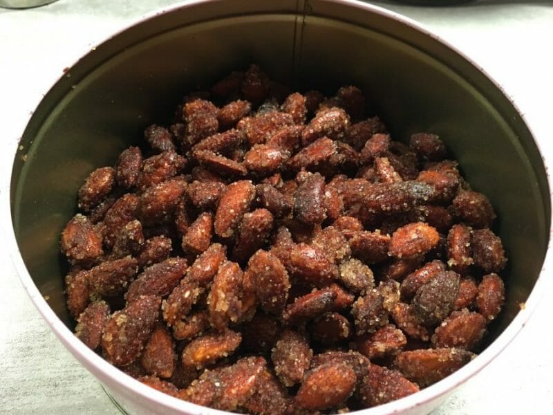 Cliquez pour zoomer ! Amandes grillées à la cannelle et au miel Thermomix par Jerseylilou