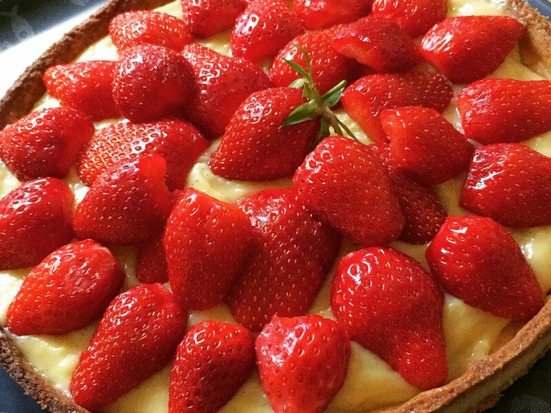 Cliquez pour zoomer ! Tarte aux fraises Thermomix par MamanCuisine