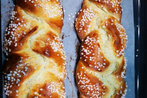 Cliquez pour zoomer ! Brioche tressée à la mie filante Thermomix par charlottecharlot