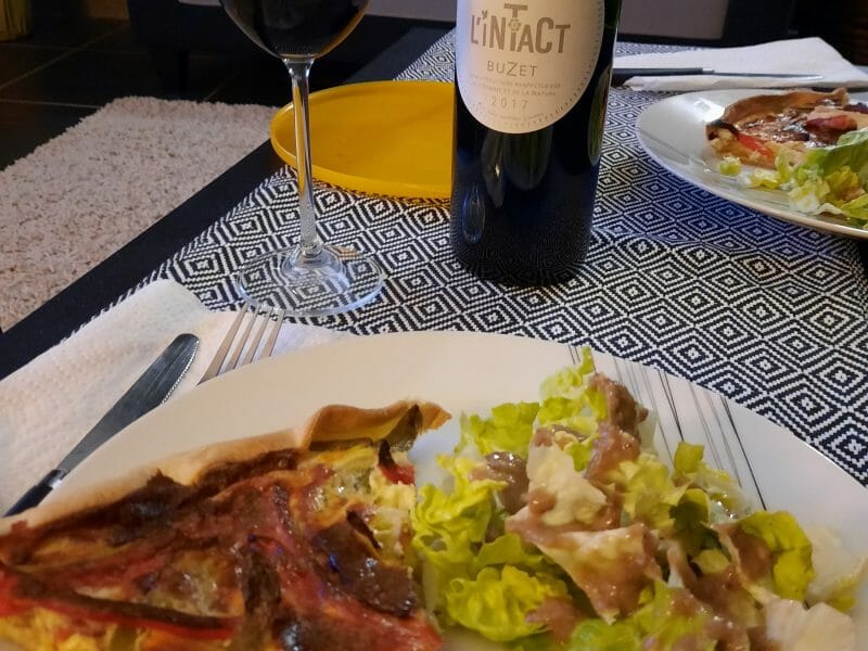 Cliquez pour zoomer ! Quiche poivrons et courgettes Thermomix par nat_21