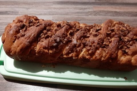 Cliquez pour zoomer ! Brioche tressée aux noisettes Thermomix par Cacahouette