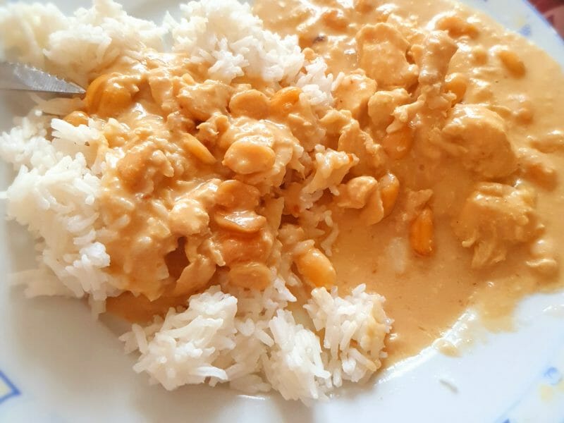 Cliquez pour zoomer ! Effiloché de poulet aux cacahuètes Thermomix par slzaza