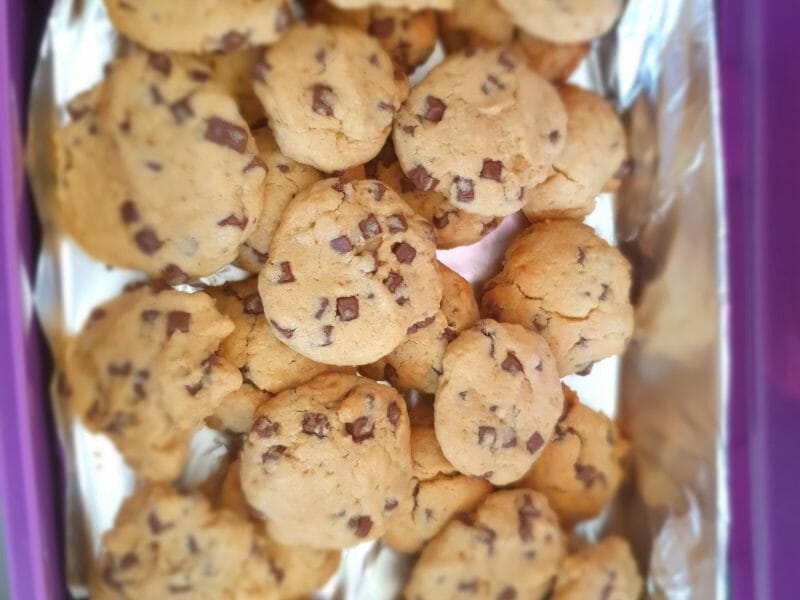 Cliquez pour zoomer ! Cookies beurre de cacahuète et pépites de chocolat Thermomix par slzaza