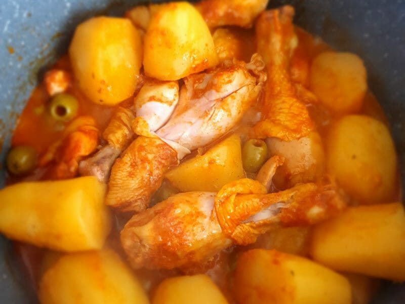 Cliquez pour zoomer ! Tajine de poulet aux olives Thermomix par slzaza