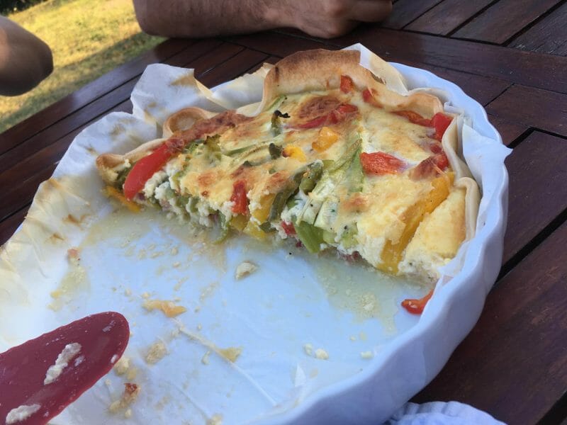 Cliquez pour zoomer ! Quiche poivrons et courgettes Thermomix par romain_80