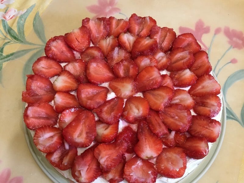 Cliquez pour zoomer ! Tarte aux fraises sans cuisson Thermomix par Timvan