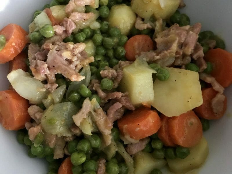 Cliquez pour zoomer ! Jardinière de légumes aux lardons Thermomix par cilcesxm