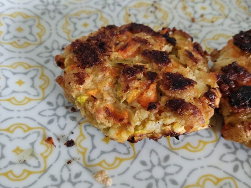 Cliquez pour zoomer ! Galettes de courgettes grecques Thermomix par delphine_203