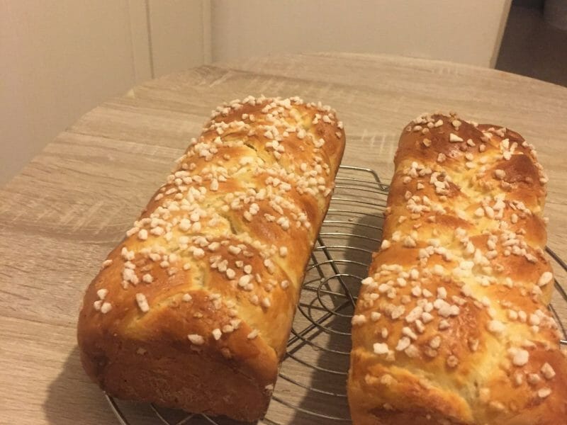 Cliquez pour zoomer ! Brioche tressée à la mie filante Thermomix par sakina_150966