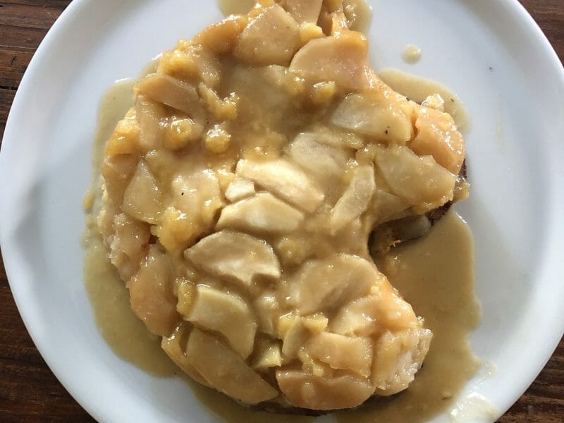 Cliquez pour zoomer ! Gâteau renversé aux pommes caramélisées Thermomix par dodylay