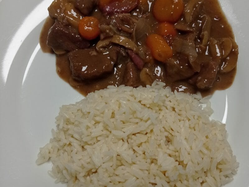 Cliquez pour zoomer ! Boeuf bourguignon Thermomix par sandrine2007