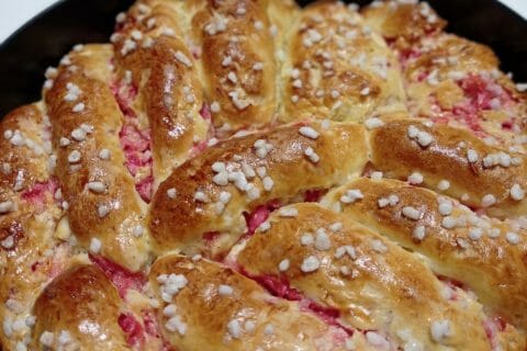 Cliquez pour zoomer ! Brioche aux pralines roses Thermomix par sandrine2007