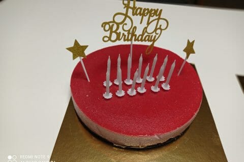 Cliquez pour zoomer ! Bavarois aux framboises Thermomix par sandrine2007