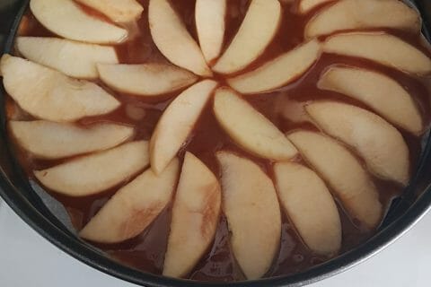 Cliquez pour zoomer ! Gâteau renversé aux pommes caramélisées Thermomix par chouchou57054