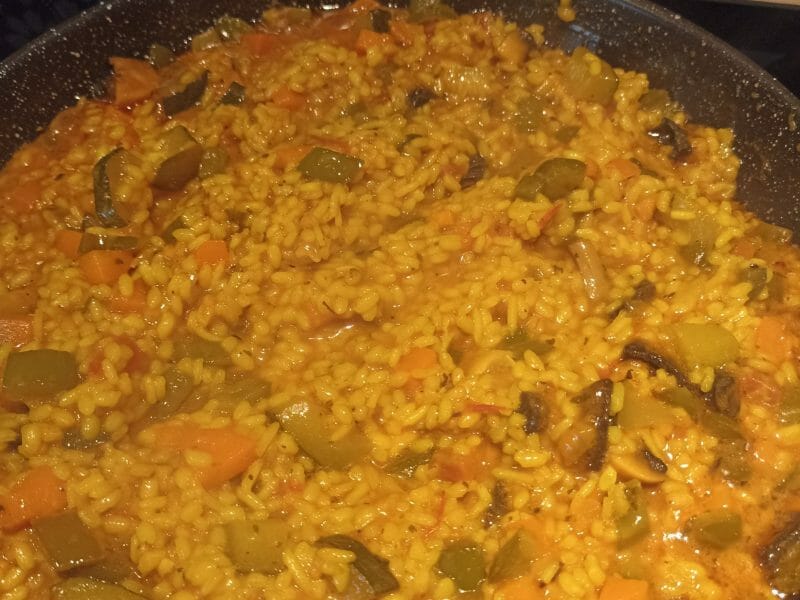 Cliquez pour zoomer ! Paella végétarienne Thermomix par karine_174