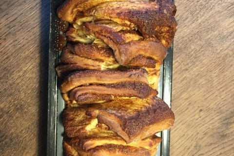 Cliquez pour zoomer ! Brioche à effeuiller à la cannelle Thermomix par cathmous
