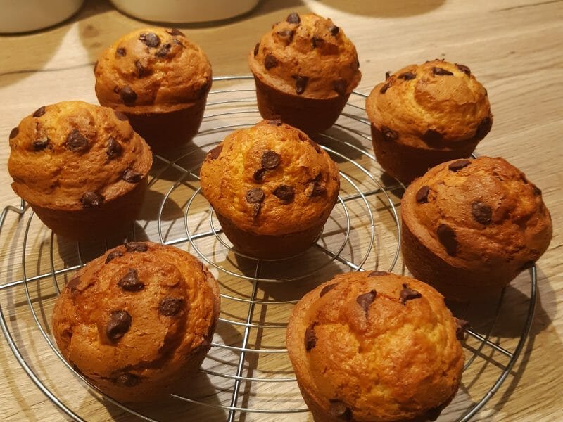 Cliquez pour zoomer ! Muffins aux pépites de chocolat Thermomix par cocotchinette