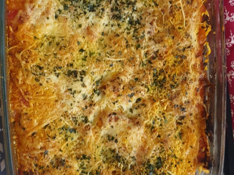 Cliquez pour zoomer ! Lasagnes au poulet et poivrons Thermomix par fatihachelha