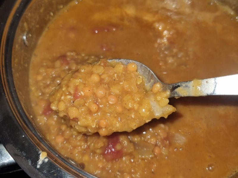 Cliquez pour zoomer ! Curry de lentilles Thermomix par Sakina