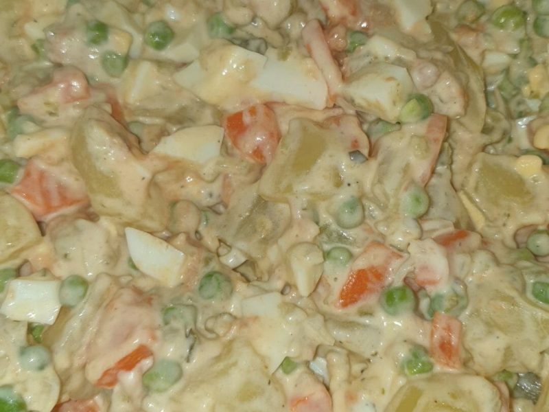 Cliquez pour zoomer ! Salade russe Thermomix par Sakina