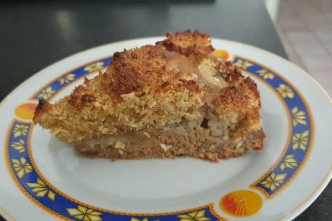 Cliquez pour zoomer ! Moelleux coco-bananes Thermomix par Sakina